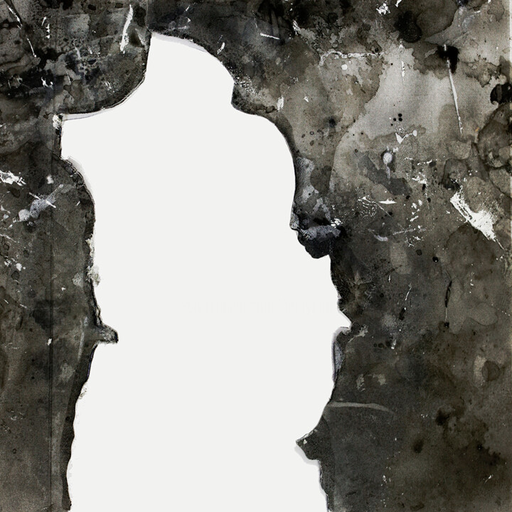 Digitale Kunst getiteld "ombre blanche (num6)" door Henry Pouillon, Origineel Kunstwerk, 2D Digital Work
