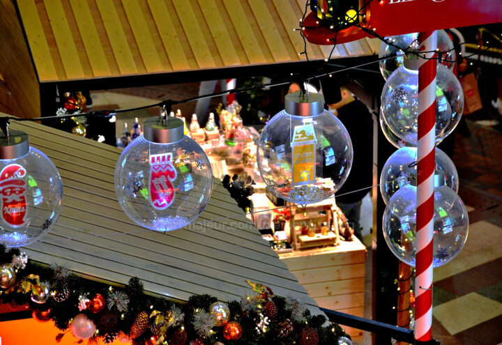 Hong Kong - Christmas Decoration on Street #1 摄影