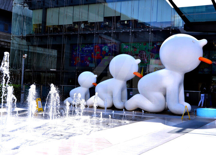 Thailand - Happy White Dogs 摄影