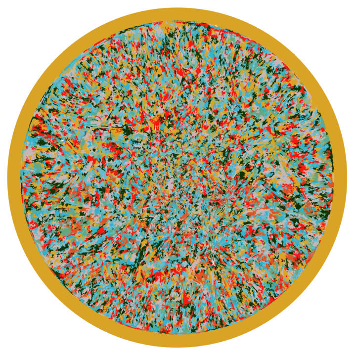 Arts numériques intitulée "2-Anayawaka" par Carlo Ravedoni, Œuvre d'art originale, Peinture numérique
