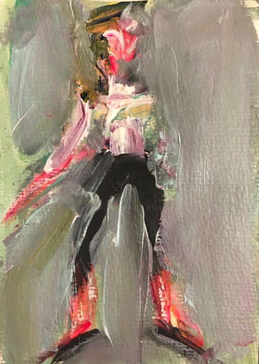 Young BB postcard collectible 绘画, 5.9x3.9 in