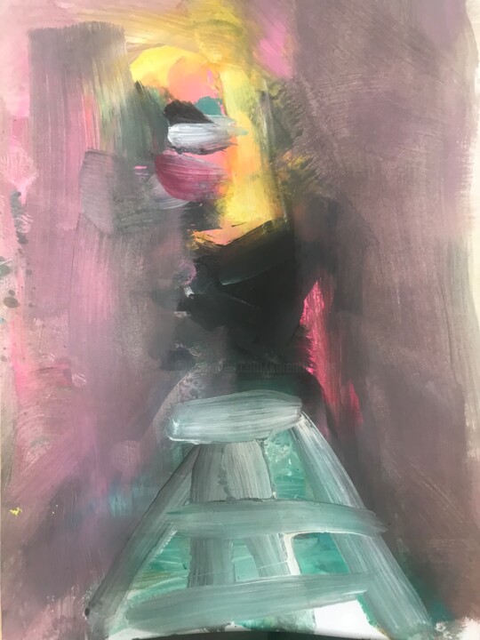 Pink vichy 绘画, 11.7x8.3 in