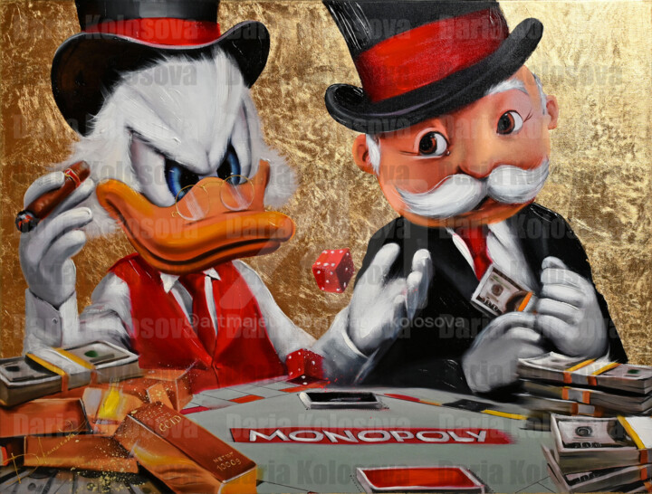 Monopoly lifestyle - Giclee 1/15 绘画, 28.4x37.4 in