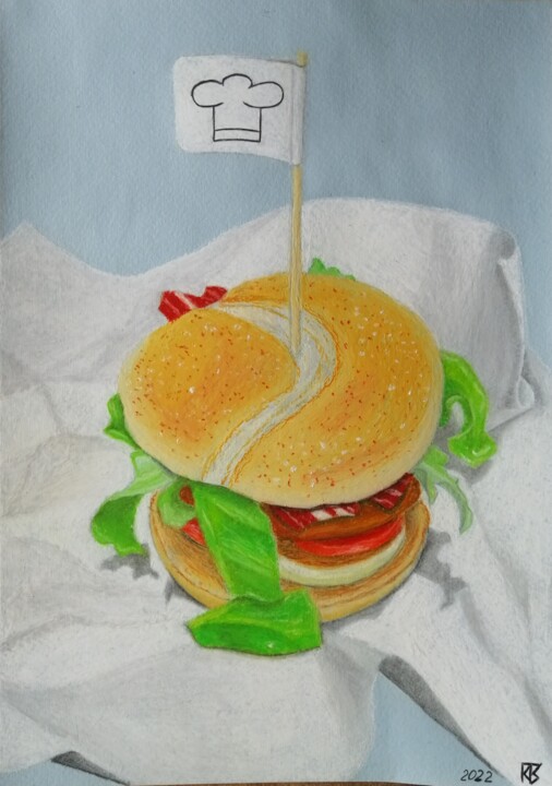 Dinner 图画, 11.7x8.3 in