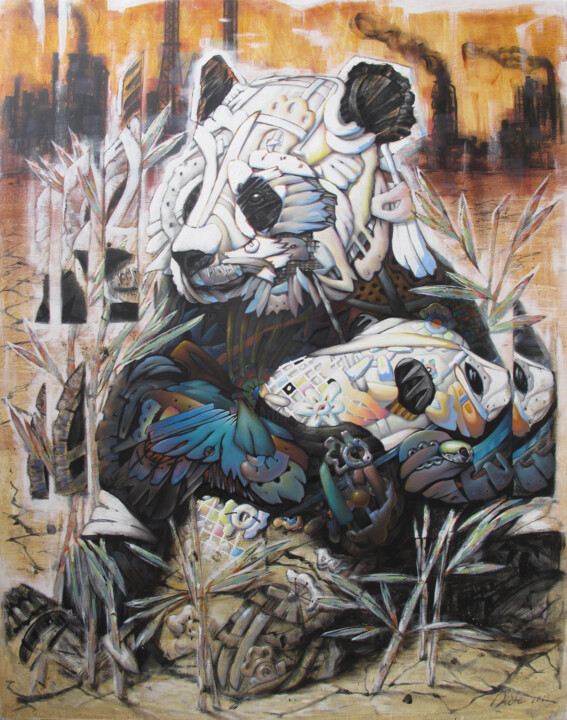 绘画,  36.2x28.7 in 