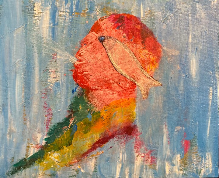 Painting titled "Scout" by Sergei Kozachenko, Original Artwork, Acrylic