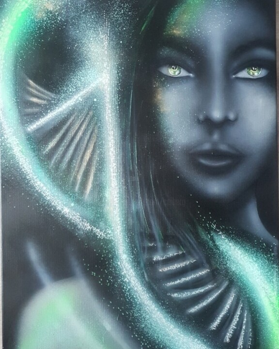 Peinture intitulée "" Transmutation of…" par Cel . B, Œuvre d'art originale, Acrylique