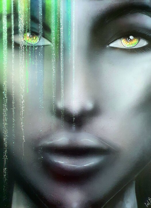 Peinture intitulée "" Remember "" par Cel . B, Œuvre d'art originale, Acrylique