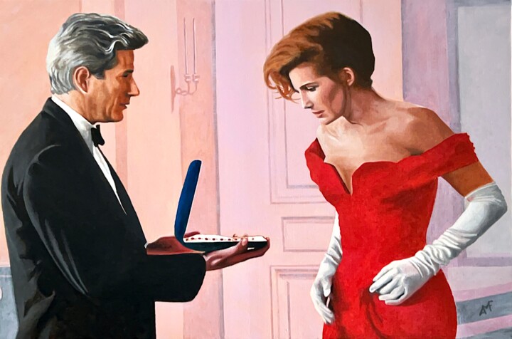 Peinture intitulée "Scène culte 30 - Pr…" par Arnaud Feuga, Œuvre d'art originale, Huile