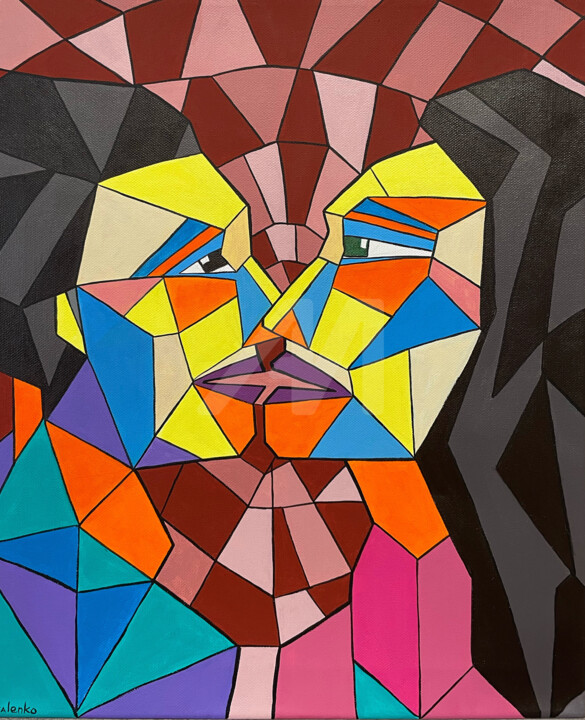 «Близость» 绘画, 19.7x15.8 in