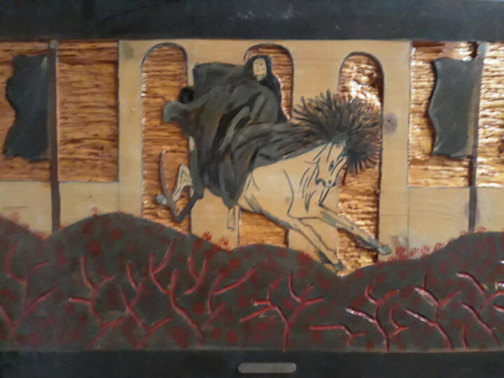 La Morte 雕塑, 15.8x31.5 in