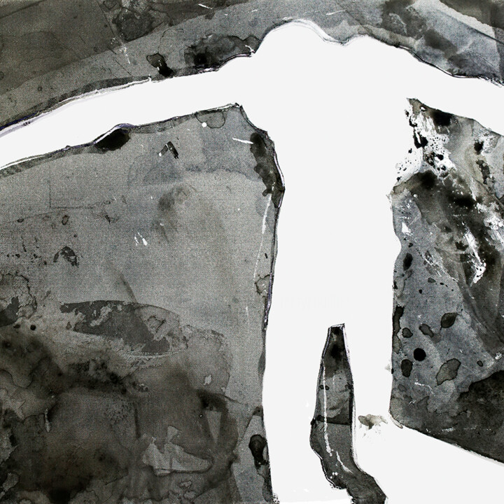 Digitale Kunst getiteld "OMBRE BLANCHE (num7)" door Henry Pouillon, Origineel Kunstwerk, 2D Digital Work