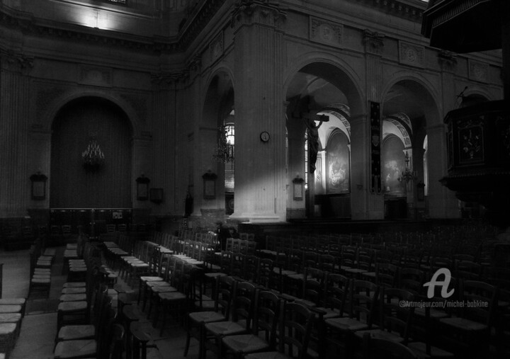 Photography titled "Lecture reposée" by Michel Babkine, Original Artwork, Digital Photography