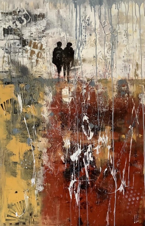 Le chaos 绘画, 45.3x29.5 in