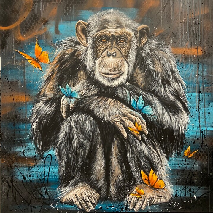 I love my freedom 绘画, 39.4x39.4 in