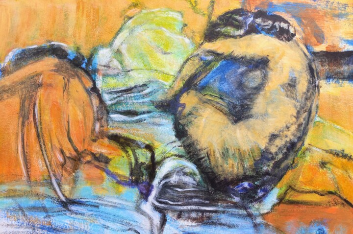 绘画 标题为“Inspired by Degas” 由Angelika Poels, 原创艺术品, 丙烯