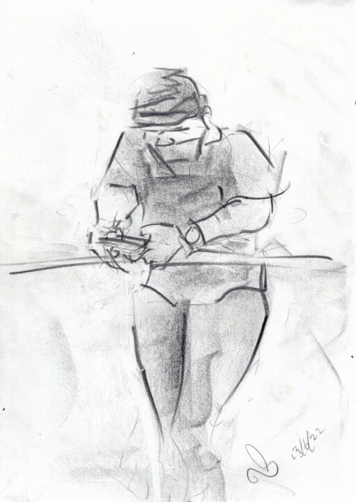 图画,  10.6x7.7 in 