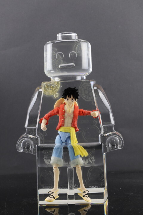 ROBOCLUSION One Piece 2 雕塑, 9.8x6.3 in