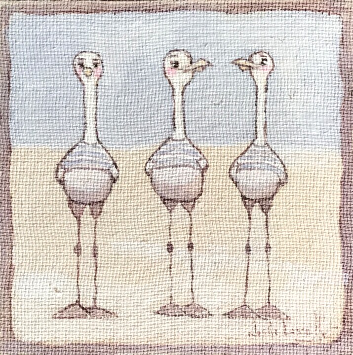 Conversation - 1173 图画, 5.1x5.1 in