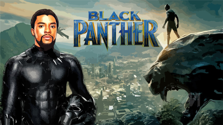 Black panther 数字艺术