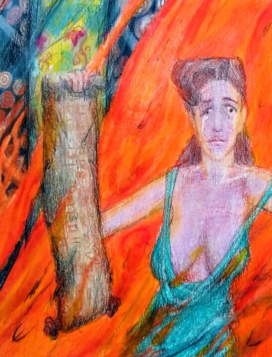 The Martyrdom of Hypatia 图画, 10x8 in