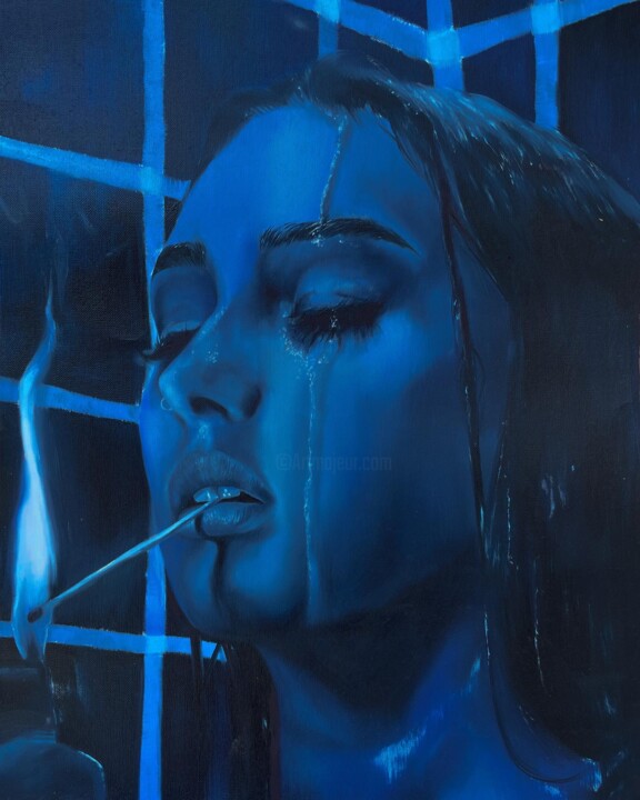 Painting titled "Last night" by Alina Chuprina, Original Artwork, Oil