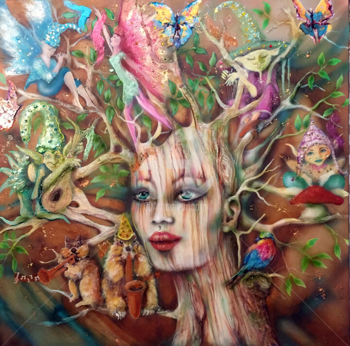 绘画,  39.4x39.4 in 
