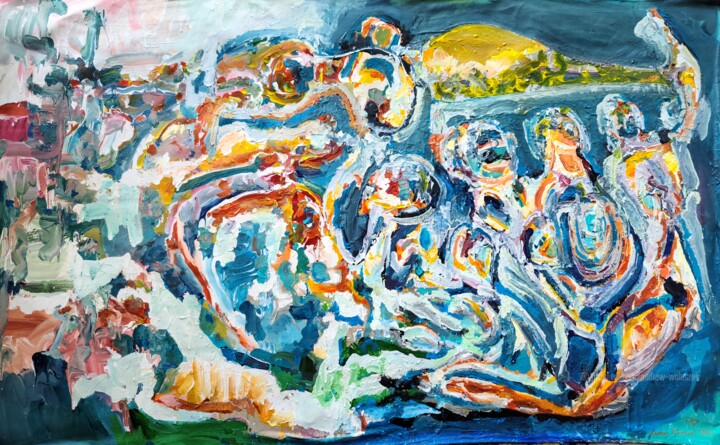 绘画,  36x62 in 