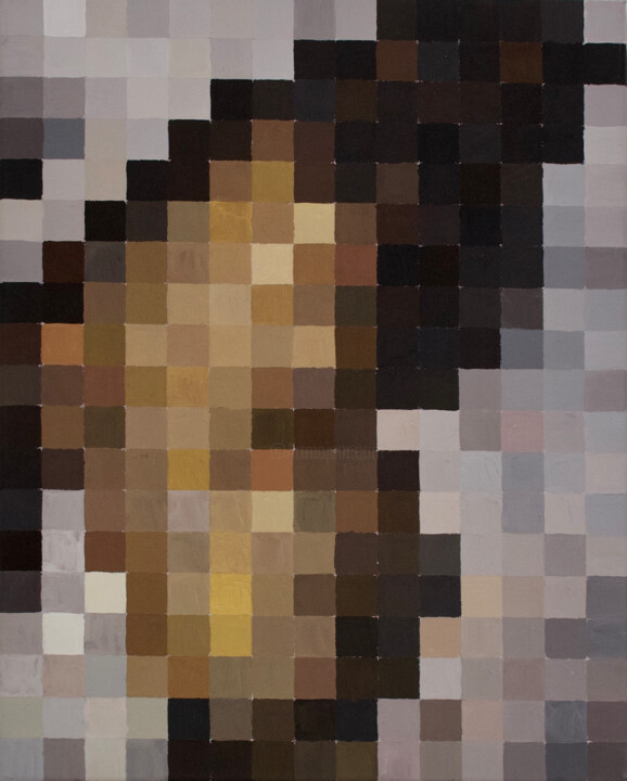 Half Fly 绘画, 19.7x15.8 in