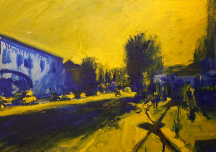L'éternel retour 绘画, 25.6x36.2 in