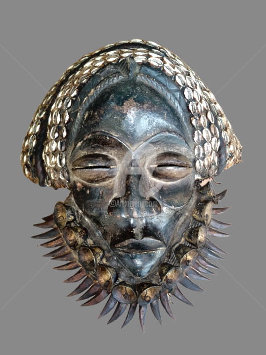 Masque Dan Guère art tribal art premier KA22MDG001 雕塑, 15.8x13.4 in