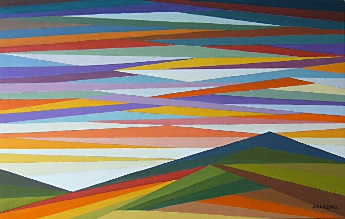 Painting titled "Landescapes Hard Ed…" by Riccardo Balestra, Original Artwork, Oil