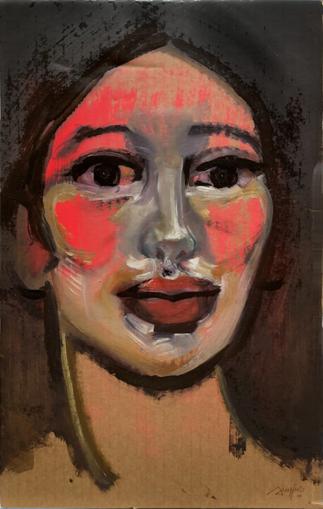 Peinture intitulée "Pride and Prejudice…" par Grégory Dreyfus, Œuvre d'art originale, Huile