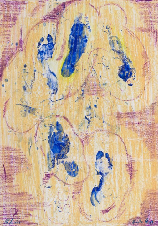 图画 标题为“Step By Step” 由Pamela Rys, 原创艺术品, 粉彩