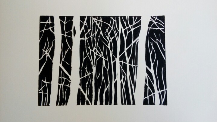 Printmaking,  16.5x7.9 in 