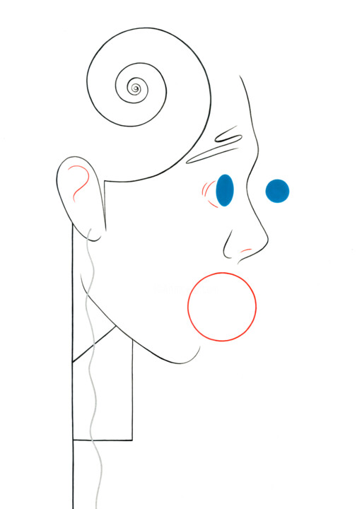 Scream 图画, 11.7x8.3 in