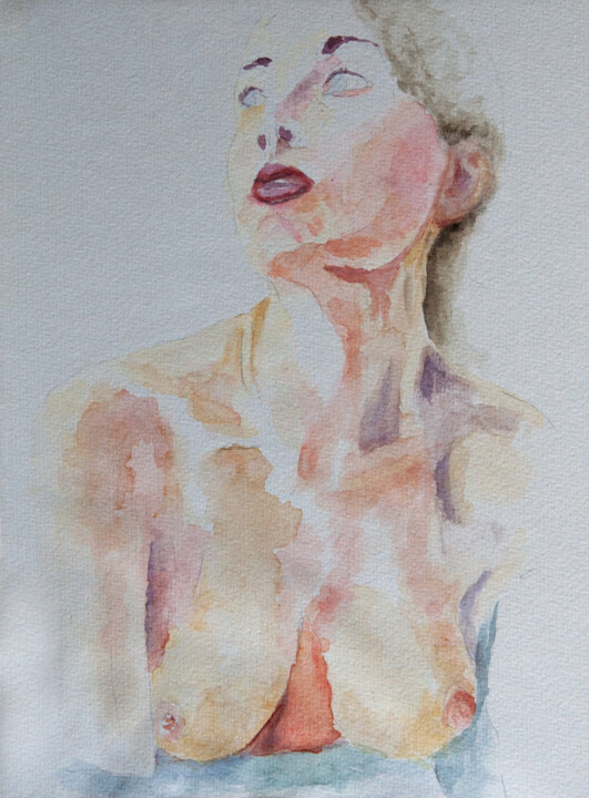 Aktportrait Aq 02/19 绘画, 11.8x8.3 in