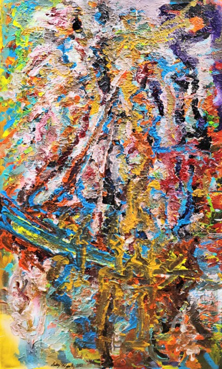 绘画,  55x34 in 