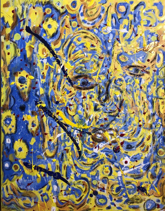 U.W 绘画, 35.4x27.6 in