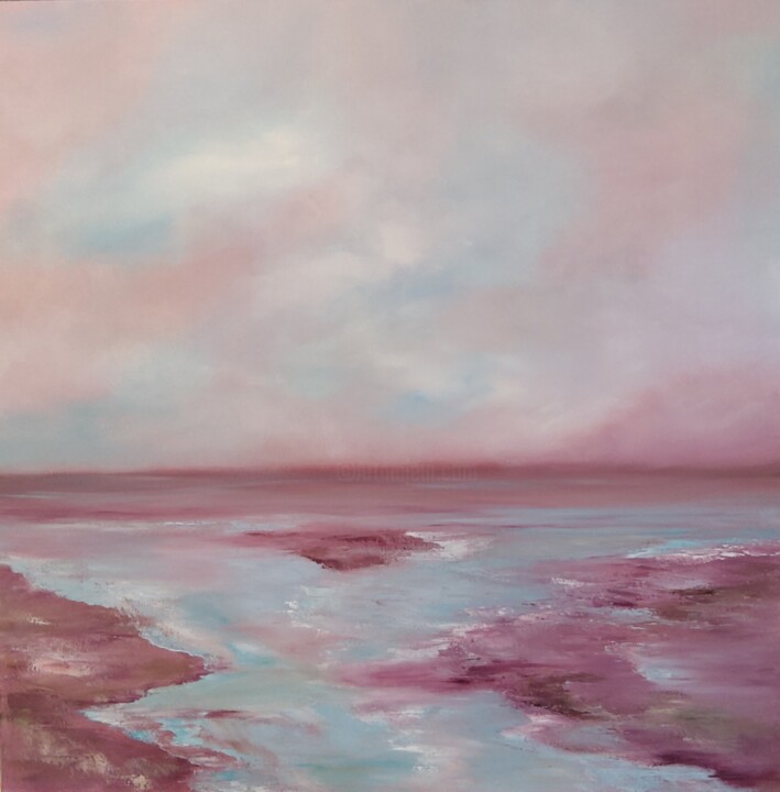 Harmonie mauve et turquoise