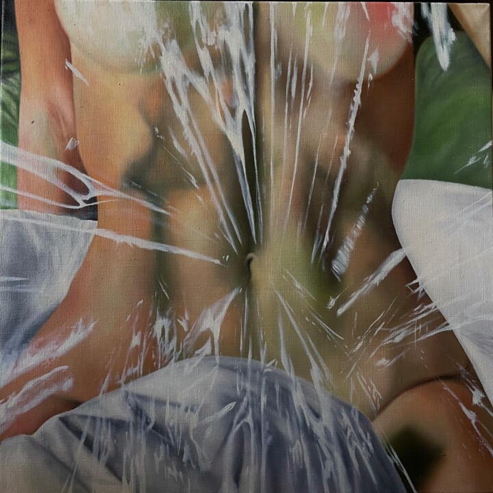 Painting titled "Mia" by Alina Chuprina, Original Artwork, Oil