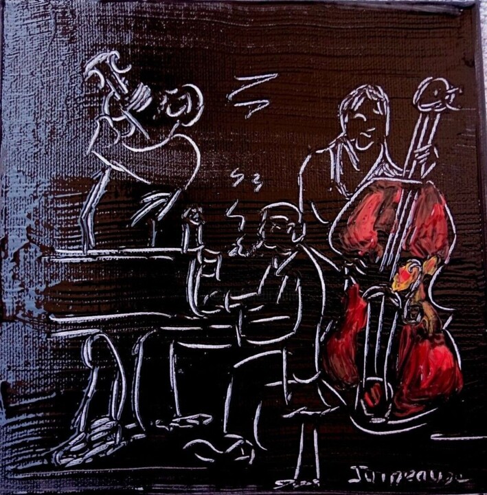 INSTANT MUSICAL JAZZ 绘画, 7.9x7.9 in