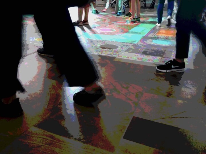 Photography titled "Step out" by Martina Trager, Original Artwork, Manipulated Photography
