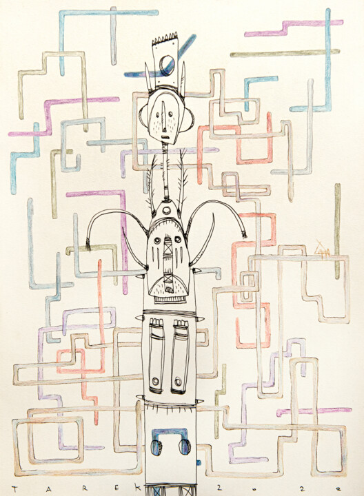 Totemik 图画, 16.1x11.8 in