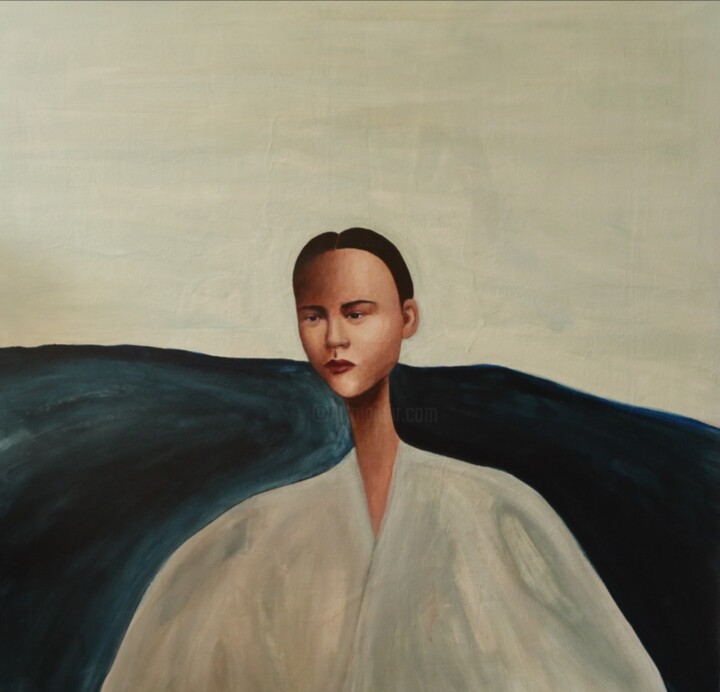 제목이 "A Warm Tempest"인 미술작품 Mathilde Lâm로, 원작, 아크릴