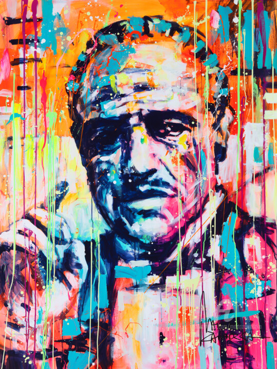 The Godfather 绘画, 63x47.2 in