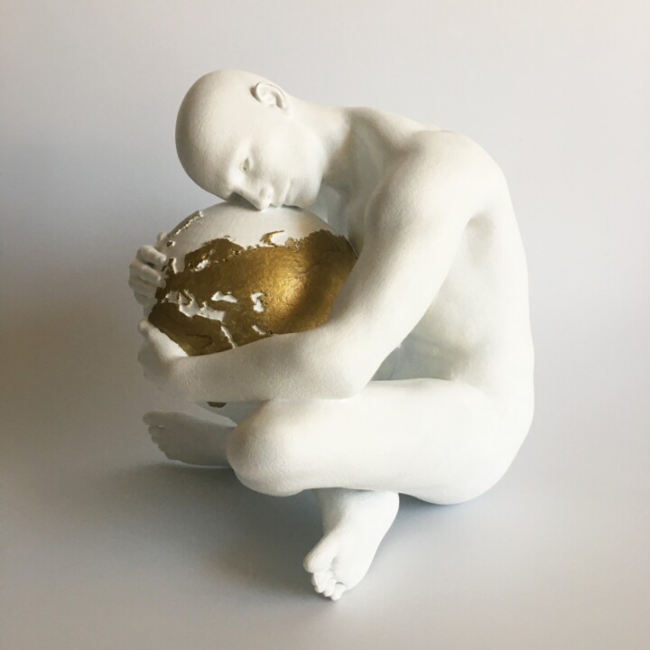 雕塑,  6.7x6.3 in 