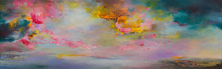 Malerei mit dem Titel "Inspiration from wa…" von Rikka Ayasaki, Original-Kunstwerk, Acryl