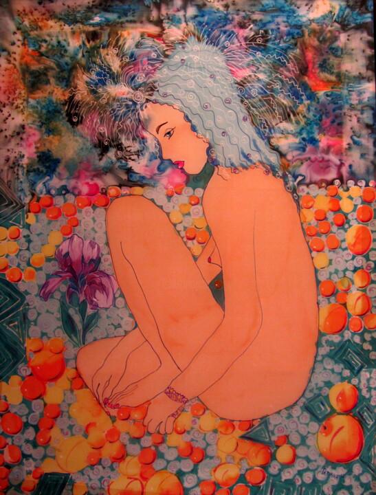 绘画 标题为“In the artist's stu…” 由Tatjana Gurbo, 原创艺术品, 丙烯