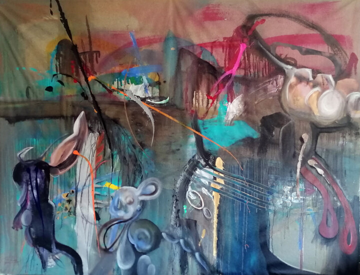 绘画,  63x82.7 in 
